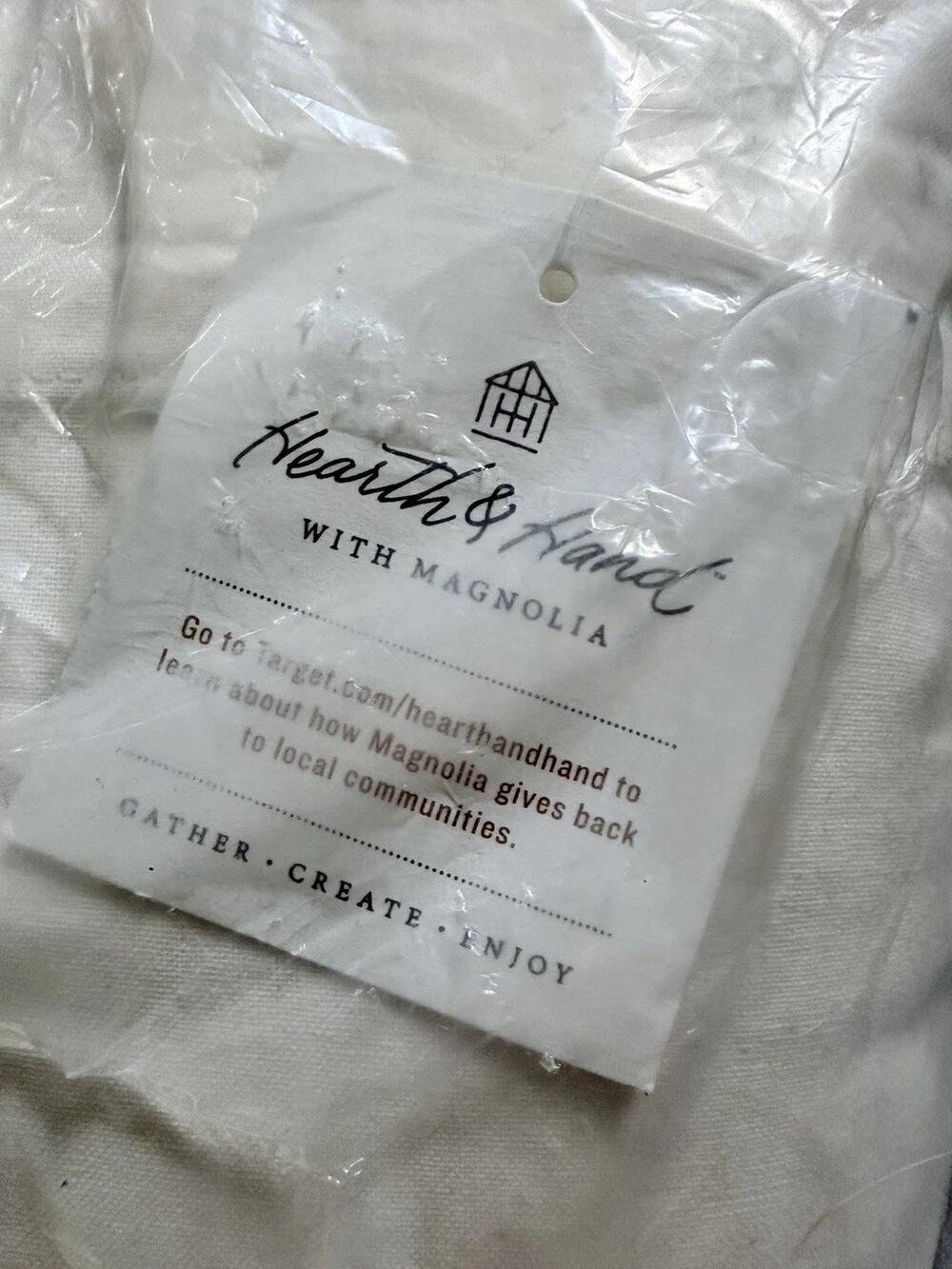 Hearth and Hand With Magnolia Queen Comforter Set Off White & Pale Pink